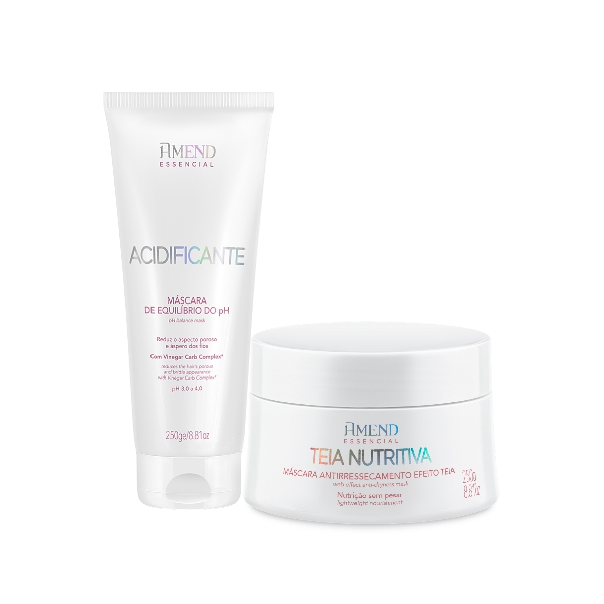 kit Acidificante + M&aacute;scara Nutritiva Efeito Teia